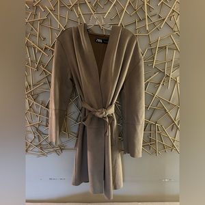 Zara suede trench